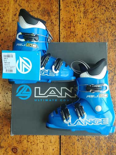 Lange 2015/16 RSJ 50 Junior Ski Boots : Size 17.5 : 231mm Boot Sole Length : Junior Lug