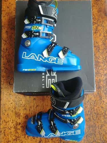 Lange 2015/16 RS 90 SC Junior Ski Boots : Size 23.5 : 276mm Boot Sole Length : Adult Lug