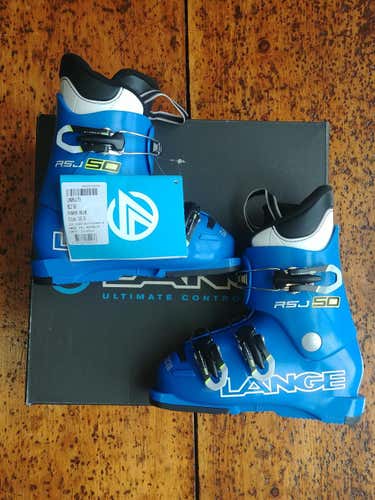 Lange 2015/16 RSJ 50 Junior Ski Boots : Size 18.5 : 231mm Boot Sole Length : Junior Lug