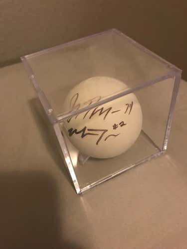 Myles and Jeremy Thompson Signed Ball