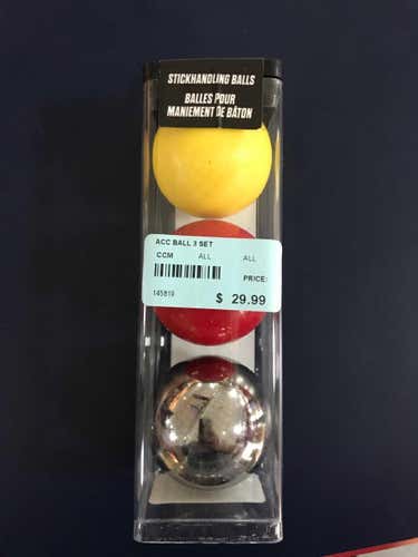 Snipers Edge 3-BALL HOCKEY STICKHANDLING BALL SET