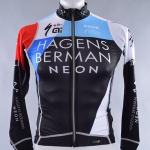 Hagens Berman Axeon Pro Cycling Team Ale PR.S Long Sleeve Jersey Mens Small