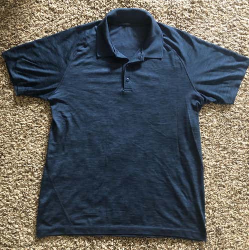 Lululemon Large Navy Blue Polo