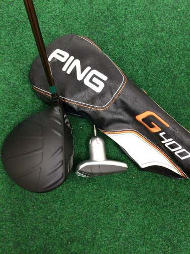 Ping G400 9° Driver w/ Head Cover & Tool Alta Regular Flex