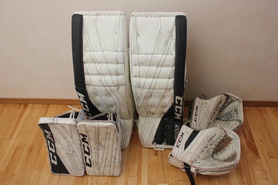 CCM Extreme Flex III Goalie Pads w/ Two Blocker + Two Gloves