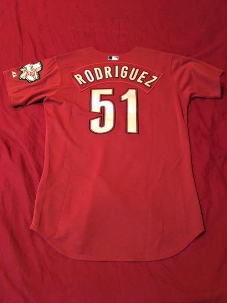 Wandy Rodriguez Houston Astros Game Used MLB Majestic Has Jersey