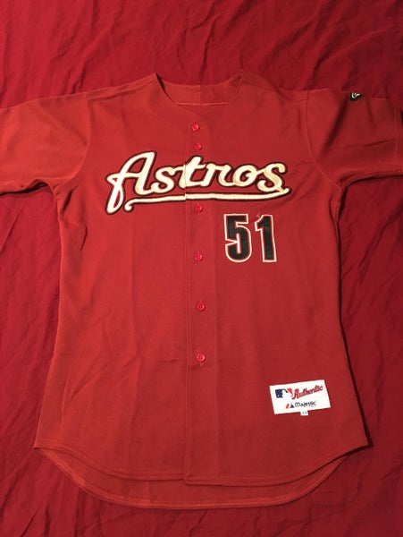 Wandy Rodriguez Houston Astros Game Used MLB Majestic Has Jersey