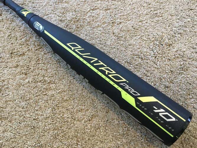 2019 Rawlings QUATRO Pro -10 Baseball Bat ~ 31/21 ~ USSSA New Store Demo