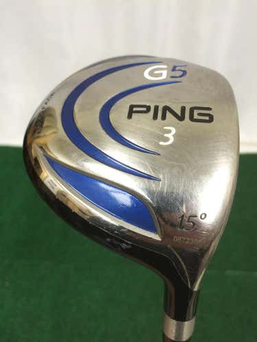 Ping G5 15° 3 Fairway Wood Grafalloy ProLaunch Blue