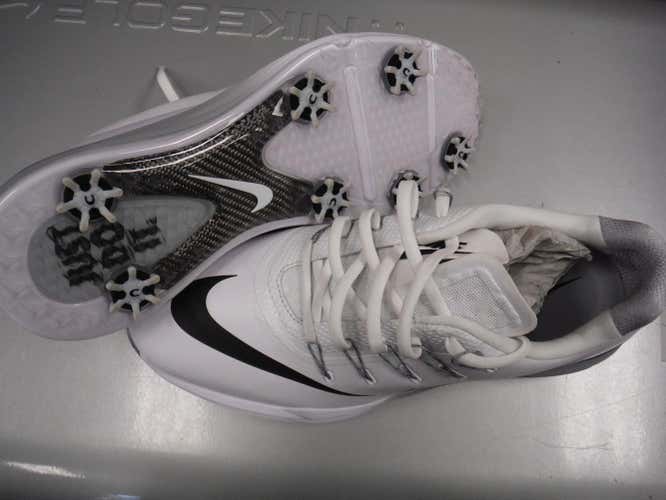 New Men's Nike Lunar Control 4 Golf Shoes - 10.0W - White
