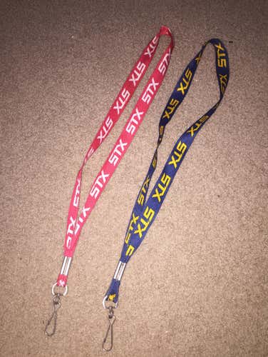 Lot Of 2 STX Lacrosse Lanyards