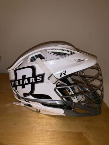 White R Lacrosse Helmet