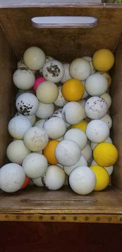 25 Assorted Fair Condition Lacrosse Balls
