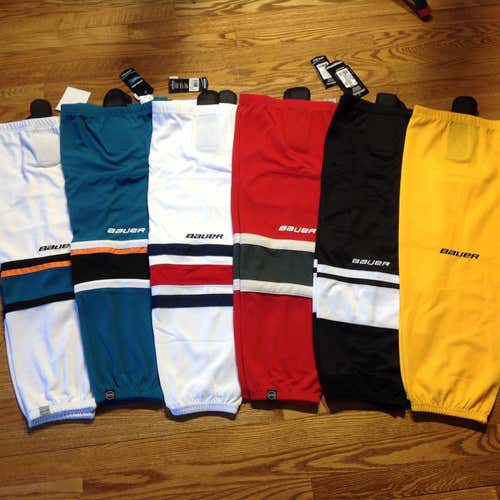 New Bauer Socks  Bauer PREMIUM Series Ice Hockey Sock,  Senior SR L/XL  30"