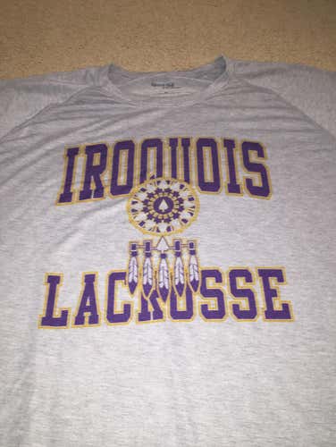 Iroquois Lacrosse Logo Shirt Size XL