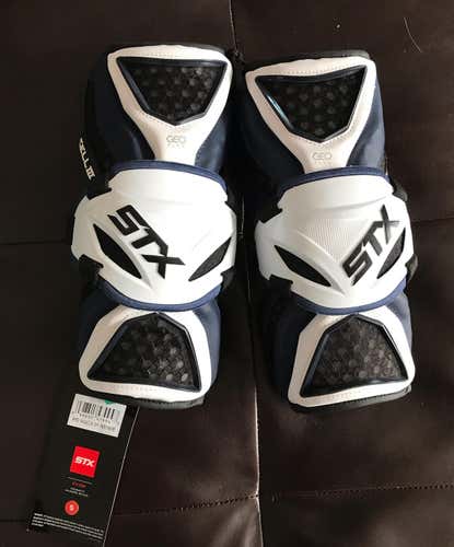 STX CELL III 3 Small New Nwt Arm Guard Pad Blue S Lacrosse Lax