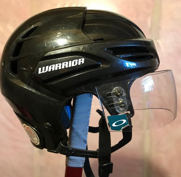 Warrior Known PX3 Hockey Helmet With Oakley Visor Medium Black