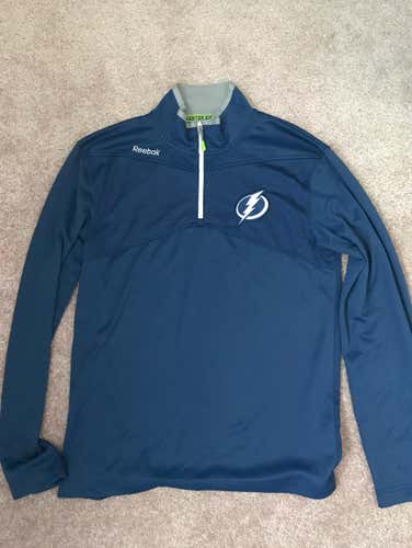 Reebok Tampa Bay Lightning Center Ice Quarter Zip Small