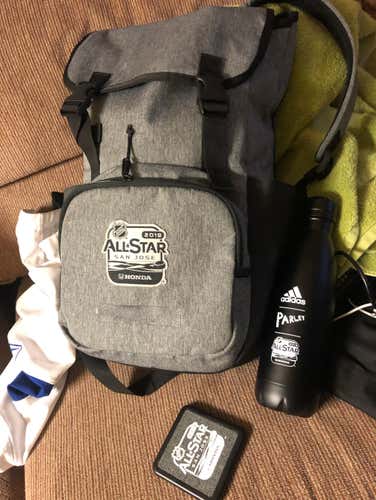 Adidas 2019 NHL Allstar , Water Bottle , And Charging Pad ( Charges iPhone 8 And Up)