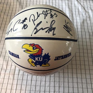 Kansas University College Signed Basketball