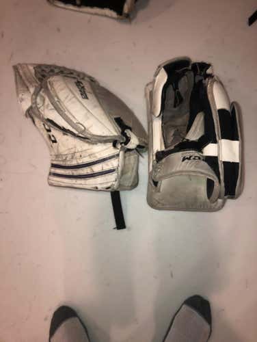 CCM GOALIE BLOCKER AND GLOVE SET