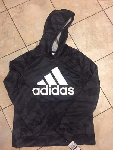 New Adidas - Black Youth Large 14/16 Hoodie
