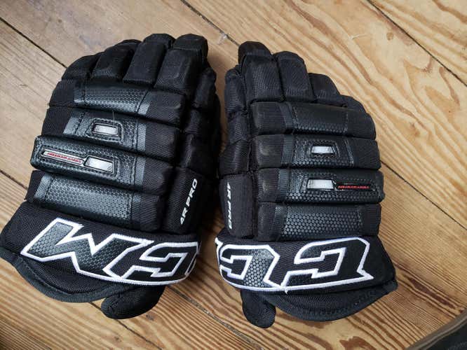CCM Tacks 4 Roll Pro Gloves 13" Black