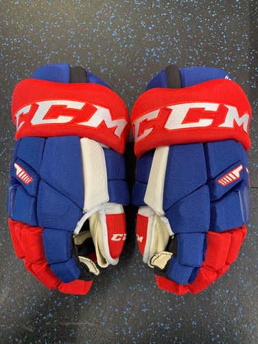 New 14” CCM HGTKXP Montreal Canadiens Michaël Bournival Pro Stock Gloves