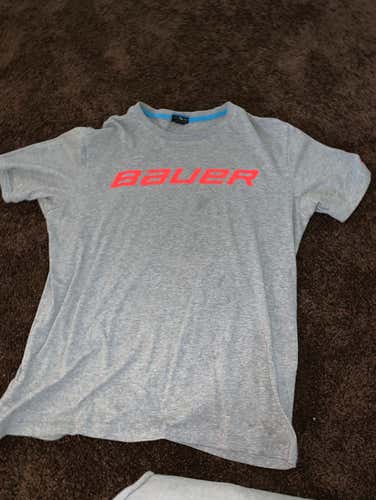 Bauer Hockey T-shirt Adult Medium-gray