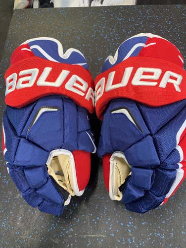New Bauer 14” APX2 Pro Montreal Canadians Zach Kassian Pro Stock Gloves