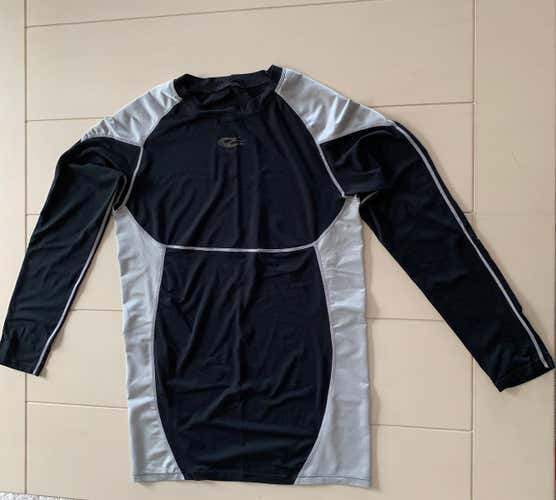 Compression Fit Large, Black And Grey, Heavy Duty Stitching