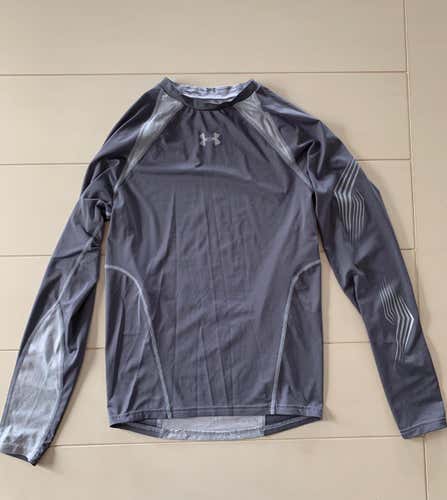 Under Armour Compression, Senior, Large, Gray