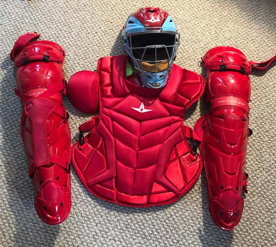 All Star System 7 Axis Catchers Gear Brand New Lightly Used Mask Adult