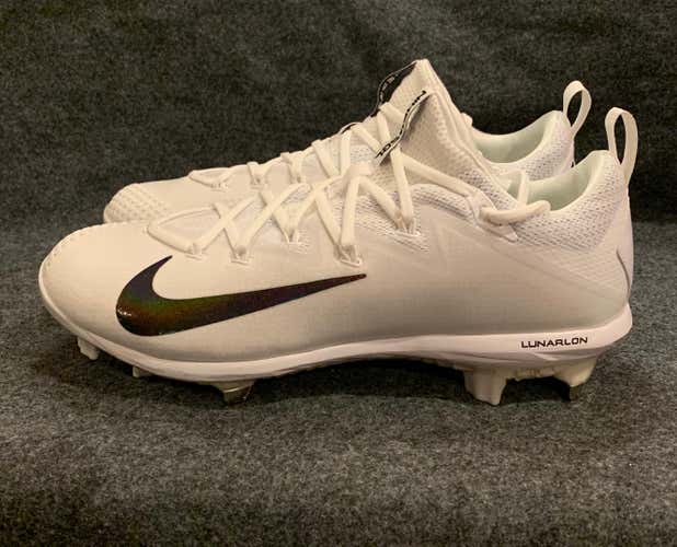 Nike Lunar Vapor Ultrafly Elite Mens Baseball Cleats 852686-101  Size 12