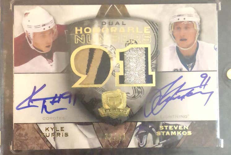 Stamkos / Turris Rookie Patch Auto /91