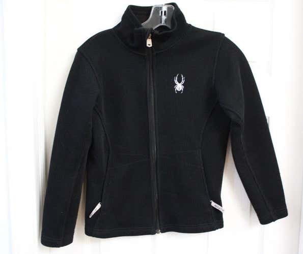 SPYDER CORE FLEECE WARM SKI SNOWBOARD ZIP UP JACKET SWEATER SIZE M KIDS