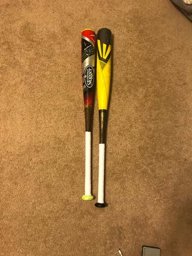 Louisville Slugger Omaha 516 And Easton XL3 Alloy Youth Big Barrel