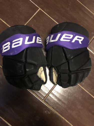 Bauer Nexus Gloves Senior 13 black and purple