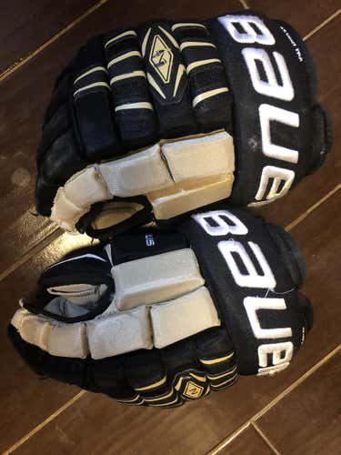 Bauer 4 roll Nexus Gloves Senior 13 black/tan OJG