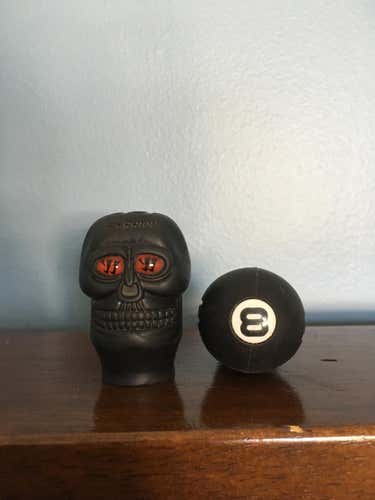 Warrior Skull And Eight Ball Buttend