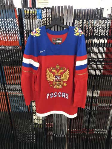 Russia Nike Olympic Replica Adult Hockey Jersey (2018) XL