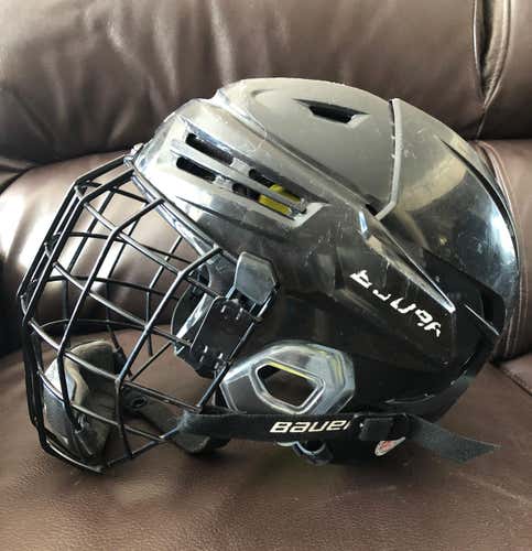 Bauer IMS 9.0 Helmet + Black Bauer Cage Combo (Used)