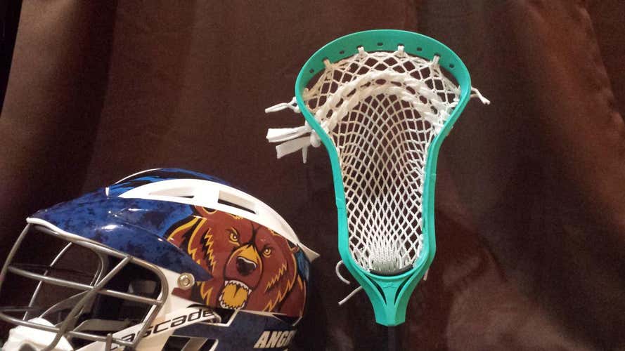 New  Alpha Lacrosse Ascension Head strung with Force Mesh