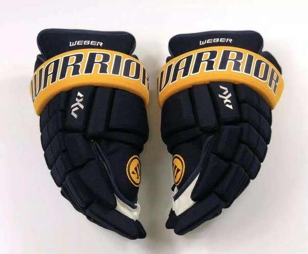 Pro Stock Pro Return 14” Warrior AX1 Franchise Gloves Buffalo Sabres