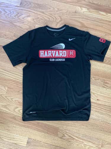New Nike Harvard Club Lacrosse Dri-Fit #8