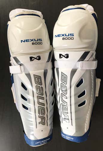 Bauer Nexus 8000 15” Shin Pads (USED TWICE)