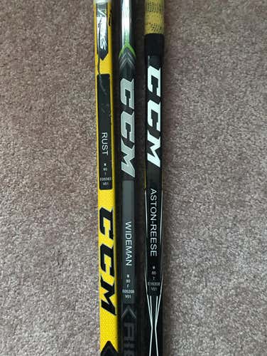 3 WBS Penguins Broken Sticks