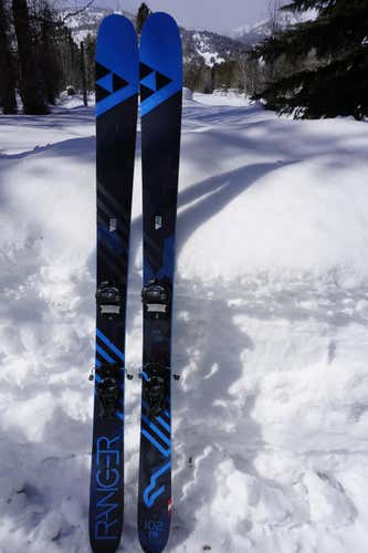 Fischer Ranger 102 FR Freeride Skis incl Tyrolia Attack 13, length 184cm