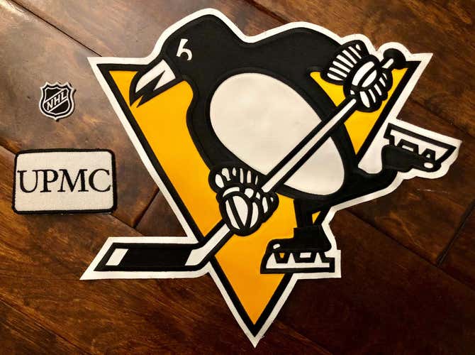 Pro Stock Pittsburgh Penguins Crest / Patch Kit