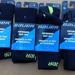 New Bauer Socks  Premium Performance Hockey Skate Socks - '17 Model SIZE S
